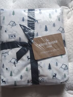 Eddie Bauer Cotton Twin Sheet Set